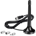 thumbnail image 2 of 75 Ohm Telescopic DAB FM Radio Antenna - with 3 Adapters - Active Digital Antenna - Digital Radio Antenna - 3 Meter Extension Cable - For FM/DAB Reception, 2 of 6