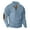 ZA-Light Blue, variant on cllios Mens Corduroy Sweatshirt Casual Stand Collar 1/4 Button Up Pullover Long Sleeve Sweater Shirts with Elbow Patches