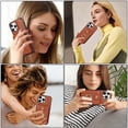 thumbnail image 5 of Case For IPhone 16 Pro Max/16 Pro/16 Plus/16, Shockproof Crossbody Phone Cover, RFID Blocking Card Holder Dropproof Shell, Metal Stand Leather Cover, 5 of 8