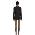 thumbnail image 3 of ClimateRight by Cuddl Duds Women's Base Layer Jersey Thermal Top and Leggings Set, 2-Piece, Sizes XS-XXL, 3 of 5