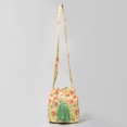 thumbnail image 1 of Bolso bohemio para mujer, bolso de lona con cordón y borla, bolso de playa de verano (verde oliva), 1 of 8