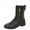 Black, variant on Wavsuf Hiking Boots for Women Wide with Fuzz Round Toe Flat Mid Calf Black Shoes Size 35