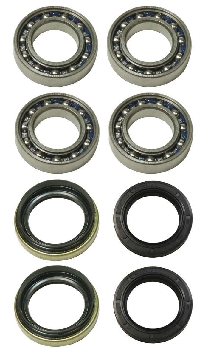 Yamaha YFM350 350 Big Bear 4X4 Front Wheel Bearings and Seals X2