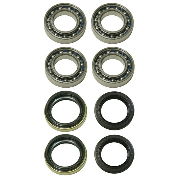 Both Front Wheel Bearings & Seal Kit 1989-1999 for Yamaha Big Bear 350 4x4 & 2x4