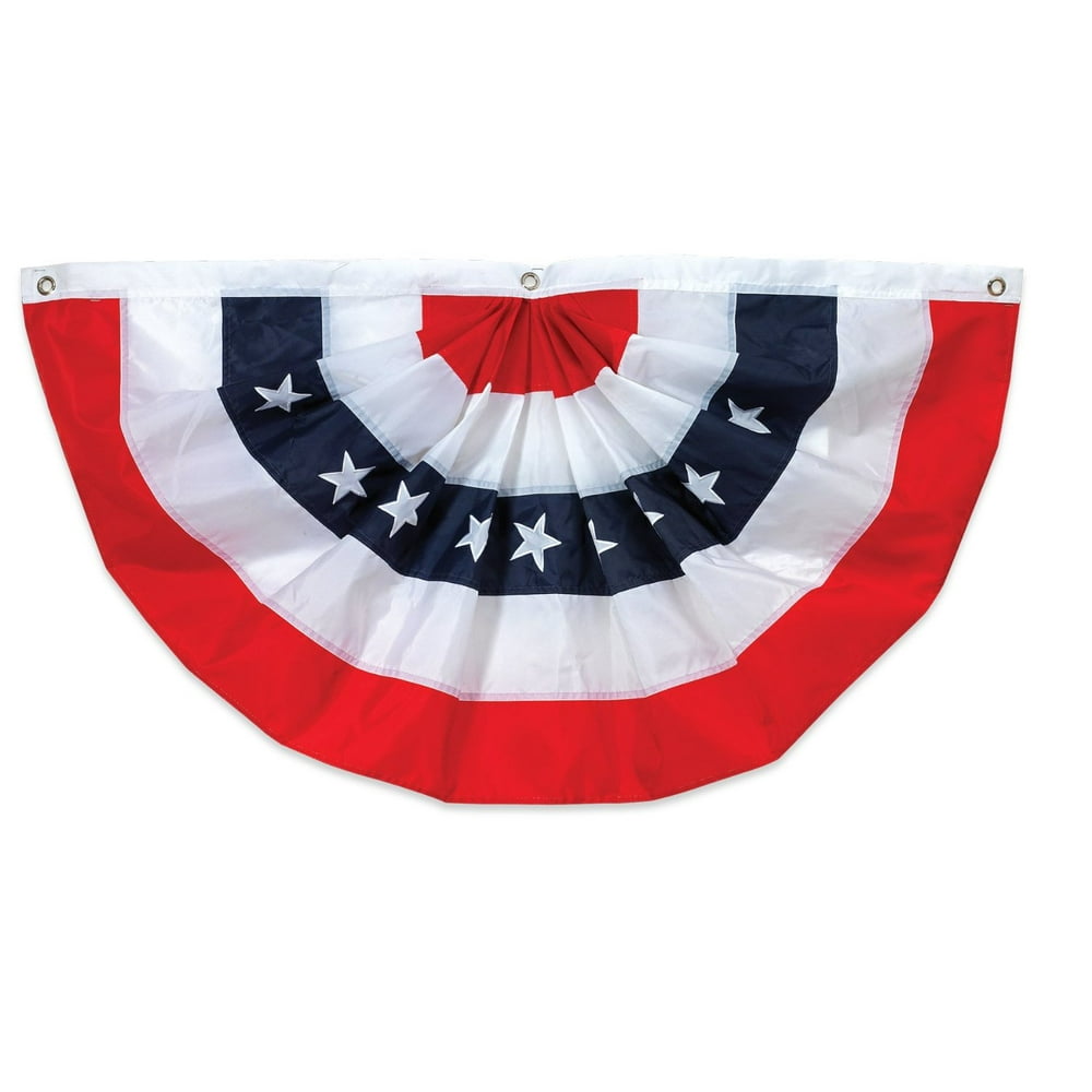 American Flag Bunting 48" Long x 25" High