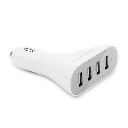 ALLPOWERS Car Charger 4 port USB iPhone Samsung HTC 5V (Best Iphone 5 Cradle For Car)