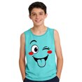 thumbnail image 3 of Niños Pequeños Camisola 3-15Years sin Mangas Tela Suave Gradiente Impresión Moda Linda para la Fiesta Informal, 3 of 7