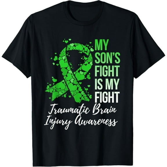 Playful Comfort Tee - My Son’s Fight Is My Fight Traumatic Brain Injury Awareness T-Shirt