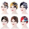 thumbnail image 4 of Hair Accessories Cross Muslim Banadan Headwrap Inner Hijab Cap Turban Hats Cancer Chemo Cap RED, 4 of 8