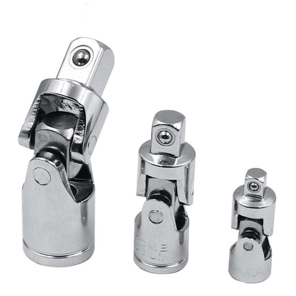 Douille à Joint Universel (Rallonge Pivotante) - 1/4" - Acier Chrome Vanadium - Longueur ~41/51/70mm - Neuf