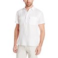 thumbnail image 1 of Polo de Rugby con doble bolsillo Perry Ellis blanco mediano, 1 of 1