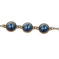 thumbnail image 4 of Diseño único Del Zodiaco Azul Cadena Ajustable Pulseras 12 De La Constelación Sunnimix Pulsera del brazalete, 4 of 6