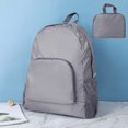 thumbnail image 3 of GPOECD Lightweight Compact Hiking Backpack for Kids Travel Daypack for Outdoor Activities with Zipper and Pockets Mini Backpack 01_Grey,One Size, 3 of 3