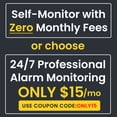 thumbnail image 2 of OSI Alarm System for Home Security Gen 2(4G) -  DIY, Motion/Contact sensors, Wireless Siren, Remotes, App, Alexa/Google, Self Monitor with No Monthly Fees or Opt in for Pro Monitoring, 2 of 13