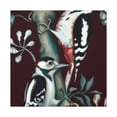 thumbnail image 4 of Downy Woodpecker Rococo - Canvas, 4 of 25
