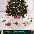 thumbnail image 3 of Yayeee Christmas Tree Skirt 47 inches for Xmas Tree Holiday Party Decoration, Red Christmas Gift Pattern, 3 of 6