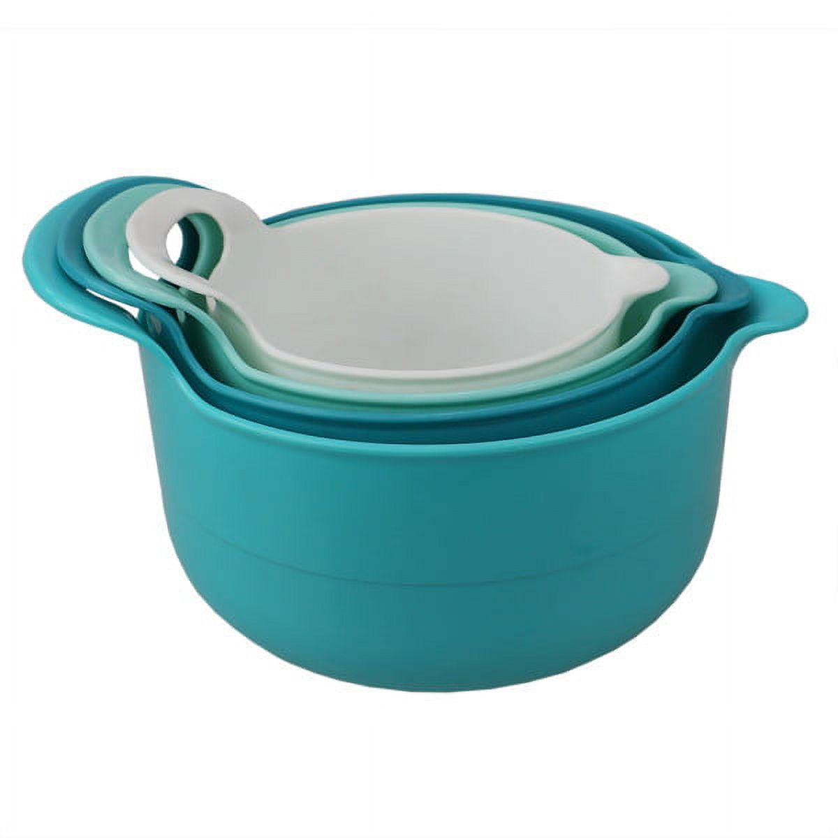 Mixing Bowls Nesting Plastic Mixing Bowl Set With Pour - Temu