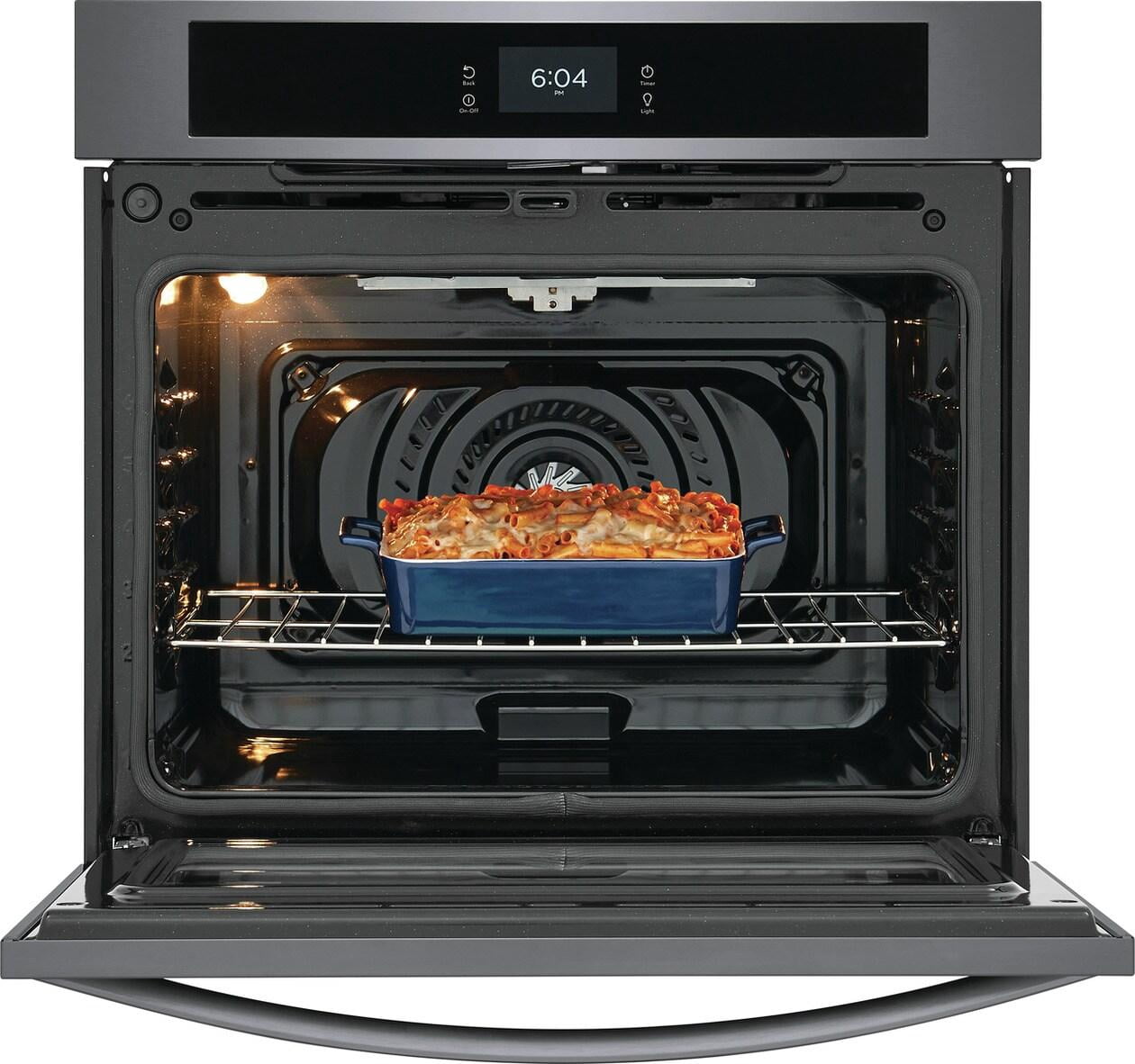 Frigidaire FCWS3027AD 30 inch Black Stainless Single Convection Electric Wall Oven