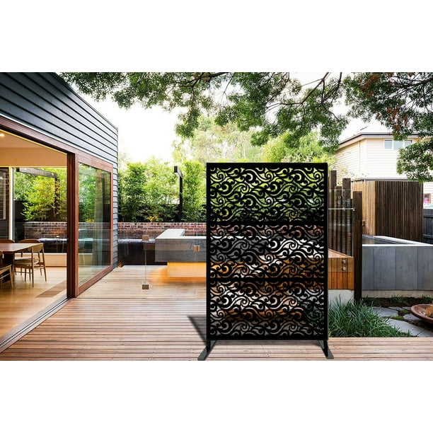 Eco Laser Cut Decorative Metal Panels, Decorative Outdoor Privacy Fencing