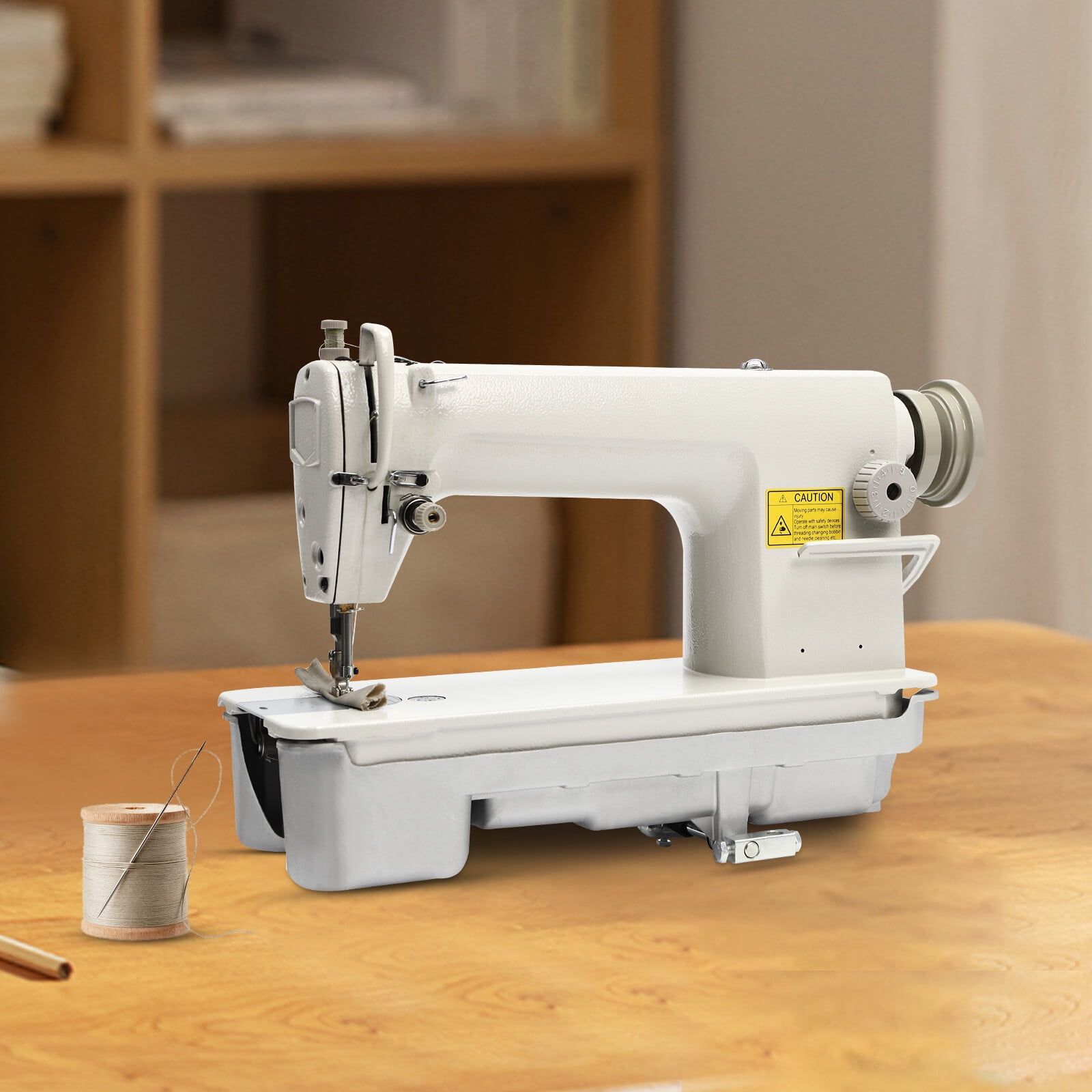 DDL-8700 Industrial Sewing Machine, Heavy Duty Industrial Straight Stitch Sewing Machine for fabrics multiple layers