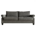 thumbnail image 6 of Castle Place Linen Upholstered Sofa, Dark Gray, 6 of 7