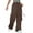 Brown, variant on Ramiter Cargo Pants Women Women's Slant Pocket Cargo Pants Casual High Waist Woven Fabric Pant Black,XS