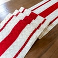 thumbnail image 6 of Boho Macrame Table Runner with Tassels Red Green Table Runner for Farmhouse Home Decor Table Runner for Bohemian Christmas Dining Bedroom Decor 13x72inches, 6 of 6