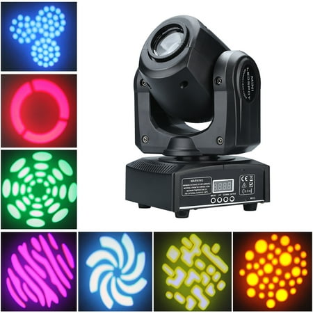 12W LED RGBW Moving Head Beam Light 4in1 DMX512 Show Disco Stage Party