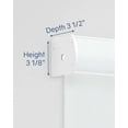 thumbnail image 5 of Linen Avenue Cordless 1% Solar Screen Cassette Roller Shade with Bloc Wand for Easy Adjustment– UV Protection for Home & Office– WHITE 69 W X 78 H (Arrives 1/4" Narrower), 5 of 9