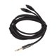thumbnail image 5 of Cable de Repuesto para Auriculares ANGGREK 35 mm Trenzado con Enchufe Chapado en Oro 39 Pies, 5 of 8