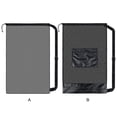 thumbnail image 4 of Destyer Football Net And Rugby Ball Bag For Training Equipment Storage Reduce Shoulder Pressure Ball Soccer black with pocket, 4 of 6