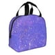 thumbnail image 2 of Easygdp Purple Glitter Bolsa Térmica Premium - Tela Oxford Impermeable, Gran Capacidad, Bolsillo Frontal, Unisex para Trabajo, Escuela, Actividades al Aire Libre y Picnics, 2 of 8