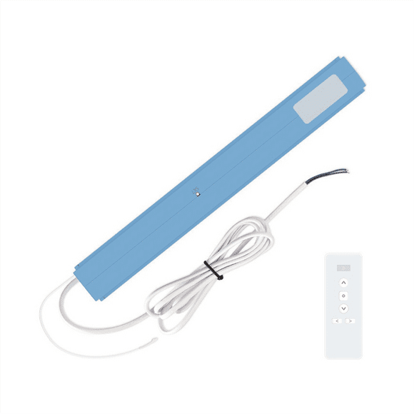 Motor para Persianas Enrollables con Control por Voz, Motor para Persianas Enrollables con Control Remoto de 9 Direcciones para Persianas Romanas y Plisadas Matter WiFi