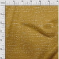 thumbnail image 2 of oneOone Viscose Chiffon Dark Yellow Fabric Dot Abstract Sewing Material Print Fabric By The Yard 42 Inch Wide, 2 of 4