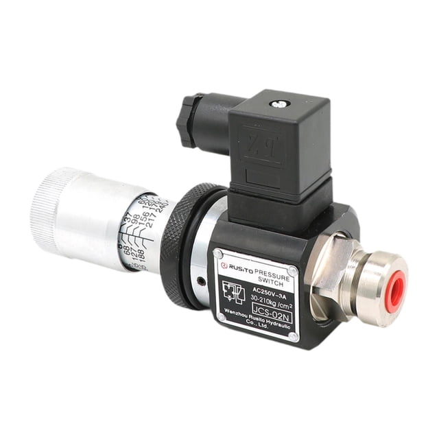 Relé de presión Interruptor de control de presión hidráulica Hierro fundido profesional 12V-220V Estilo a