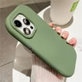 ML Cute Oval Soap Soft Silicone Candy Color Phone Case For iPhone 14 11
