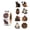 B001- Style A, variant on Halloween Bulk, 1 Inch 500 Count Holographic Halloween Pumpkin Decals Roll, Bulk, Halloween Party Favors Bulk, Halloween, Halloween Favors, Tear-Resistant Self-Adhesive Vintage