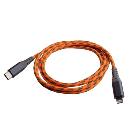 MobileSpec HiVis 4ft Lightning(R) to USB-C(TM) Cab