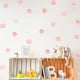 thumbnail image 3 of 1 juego de pegatinas de pared de lunares-[Sakura Pink] Pegatinas de pared de acuarela (36 piezas), 3 of 5