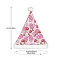 thumbnail image 3 of Cauagu Strawberry Popsicle for Adult Christmas Hat,1-Pack Xmas Holiday Hat Santa Hat for Women & Men Festive Headwear Accessories Fit for Christmas/New Year/Party, 3 of 6