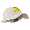 thumbnail image 5 of Flying Bats with Moon Embroidered Cap - Stone OSFM, 5 of 5