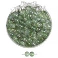 thumbnail image 1 of Cuentas de vidrio con forma de hielo a través de tinta que florecen con cuentas de oro, cuentas de vidrio hechas a mano, collar, pulsera, cadena, joyería, cuentas sueltas, accesorios, 1 of 5