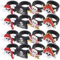 thumbnail image 5 of KAKOWELY 16pcs Pirate Themed Pvc Rubber Ring Children's Toy Rings (Assorted Color),1.3"X1.1"X1.02", 5 of 5