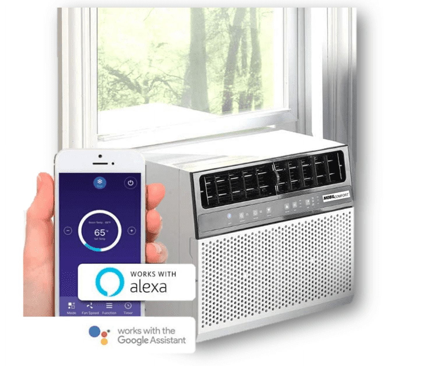 Mobil Comfort 8000 BTU (12,000 BTU Ashrae) 375 Sq. Ft. U Shaped Window Air Conditioner Energy Savings