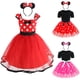 thumbnail image 2 of Vestido de niña de 1 a 8 años, ropa de verano para niños, bonito vestido de Minnie Mouse con lunares, disfraz de Navidad para fiesta de cumpleaños de niñas, 2 of 5