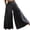 Black, variant on Womens Casual Wide Leg Pants High Waisted Straight Long Trousers Palazzo Pants