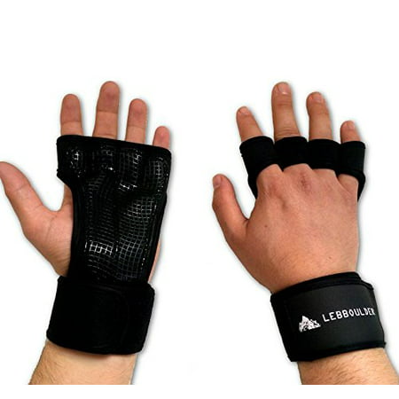 Workout Gloves for Weight Lifting Fitness Gym Crossfit Wrist Support Adjustable Wrist Wrap Men and (Best Workout Gloves With Wrist Support)