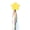 Shooting Star, variant on Yellow Star Car Antenna Topper - Auto Antenna Ball Exterior Decor Car Decorations Easy to Find Car in The Parking Lot (Shooting Star)