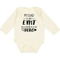 thumbnail image 3 of Inktastic My Dad is an EMT and a Hero Boys or Girls Long Sleeve Baby Bodysuit, 3 of 5