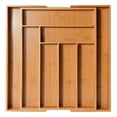 thumbnail image 2 of Organizador de cubiertos extensible ajustable Bandeja de cajón Separador de almacenamiento de vajilla de cocina para cocina Organizador de cubiertos BLESIY Organizador de cubiertos, 2 of 8